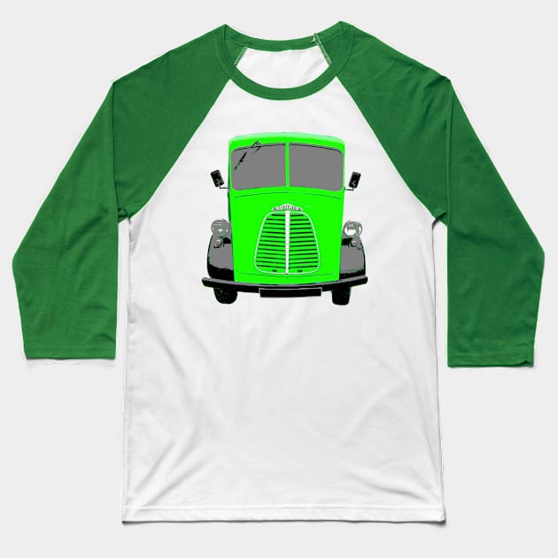 Morris 1950s classic van green Baseball T-Shirt by soitwouldseem